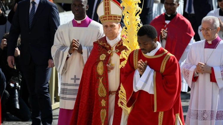 Misa ya Matawi, Vatican