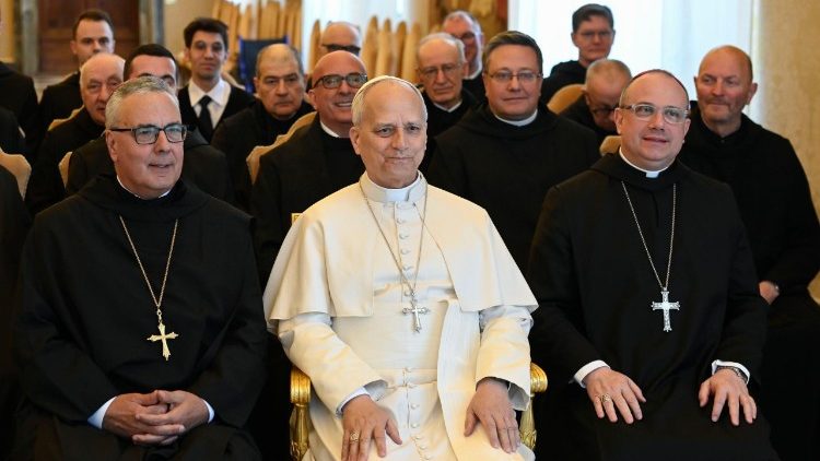 Papa akutana na Wamonaki Wabenediktini