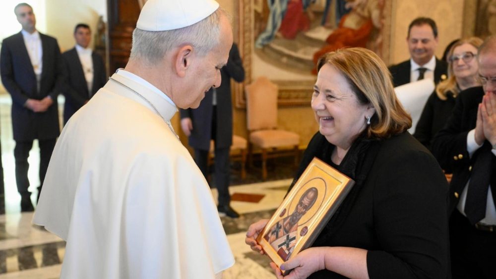 Аўдыенцыя для бэнэдыктынскіх супольнасцей