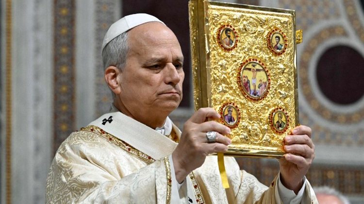 Bei der Messe im Lateran