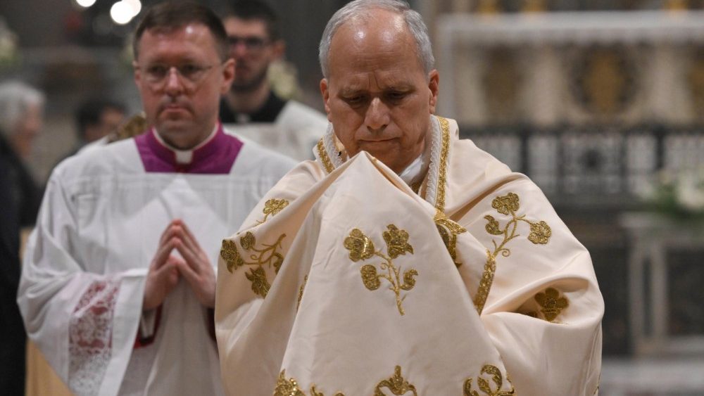 Sfânta Liturghie a Cinei Domnului, cu ritul Spălării picioarelor, prezidată de papa Leon al XIV-lea în Bazilica Sfântul Ioan din Lateran