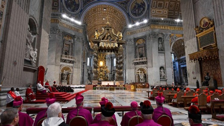 Літургія Мукі Пана ў ватыканскай базіліцы