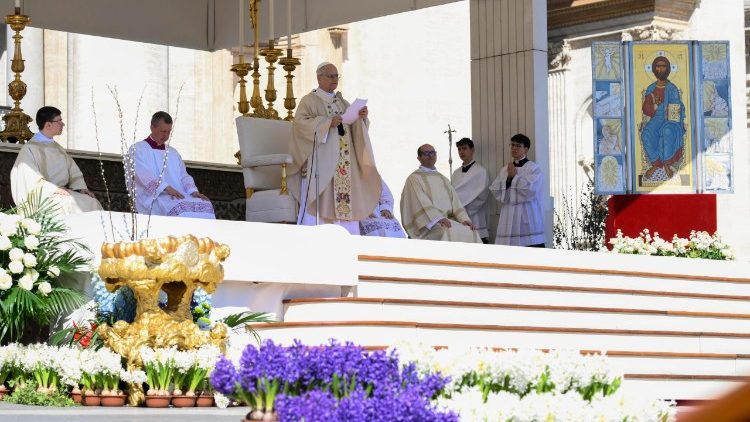 Die Feier auf dem Petersplatz