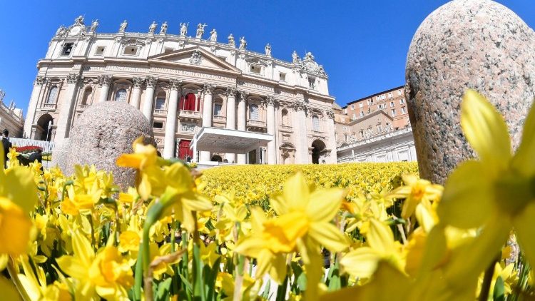האפיפיור ליאו בקבלת הקהל של יום רביעי