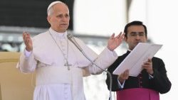 教皇レオ14世　2026年4月8日の一般謁見　バチカン・聖ペトロ広場