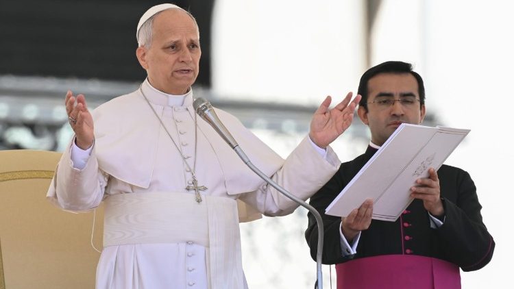 教皇レオ14世　2026年4月8日の一般謁見　バチカン・聖ペトロ広場