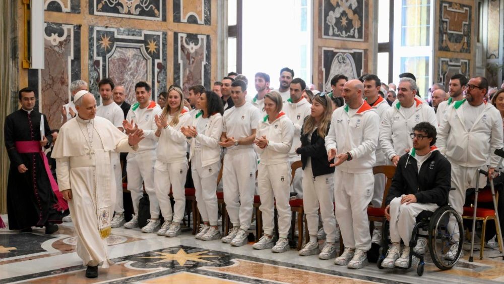 Аўдыенцыя для італьянскіх алімпійцаў і паралімпійцаў