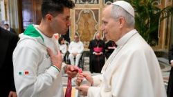 Аўдыенцыя для італьянскіх алімпійцаў і паралімпійцаў