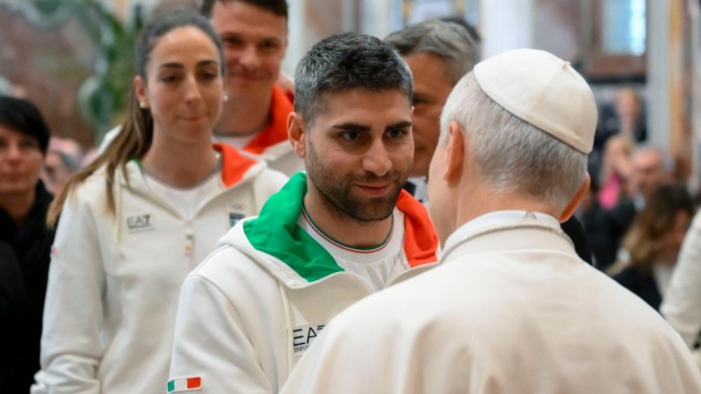 Аўдыенцыя для італьянскіх алімпійцаў і паралімпійцаў