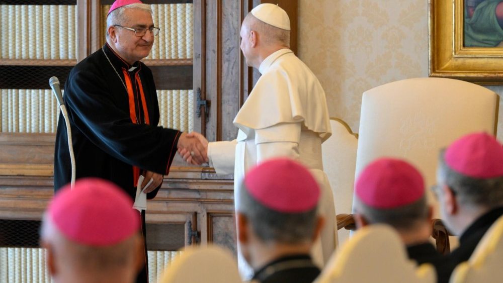 Аўдыенцыя для членаў Сінода Халдэйскай Каталіцкай Царквы