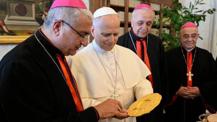 Аўдыенцыя для членаў Сінода Халдэйскай Каталіцкай Царквы