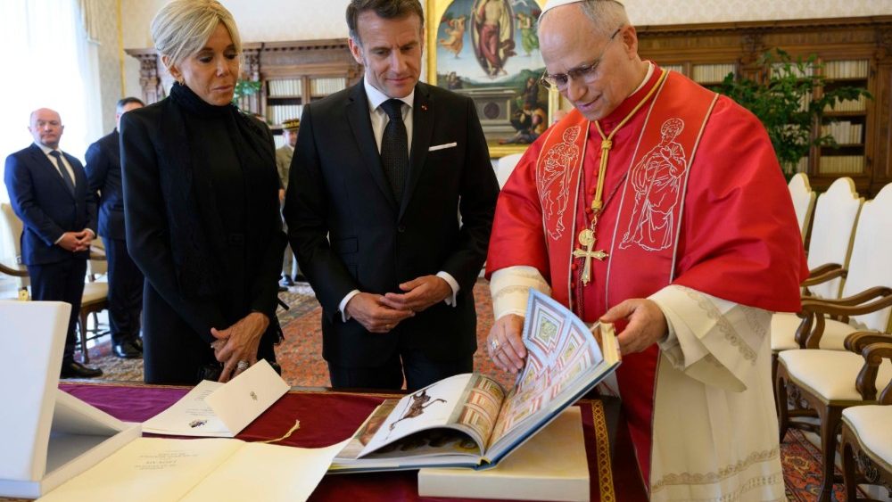 Візіт прэзідэнта Францыі Эмануэля Макрона ў Ватыкан