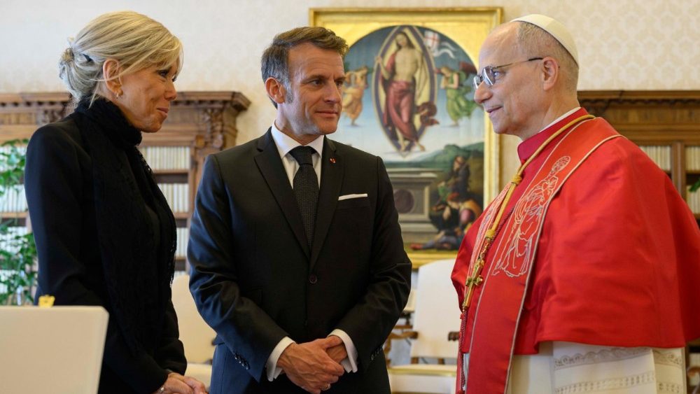 Візіт прэзідэнта Францыі Эмануэля Макрона ў Ватыкан