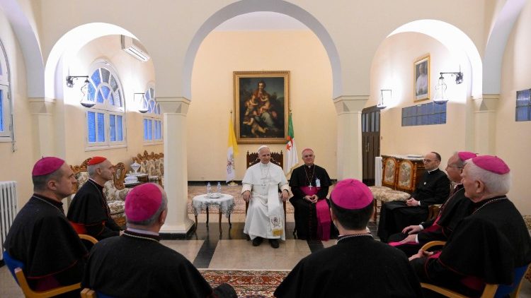 Soukrom&eacute; setk&aacute;n&iacute; s alž&iacute;rsk&yacute;mi biskupy, 13. 4. 2026