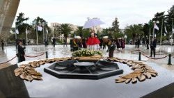 Leo XIV. am Märtyrer-Mahnmal 