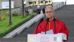 2026.04.13 Viaggio Apostolico in Algeria - Visita al Monumento dei martiri Maqam Echahid