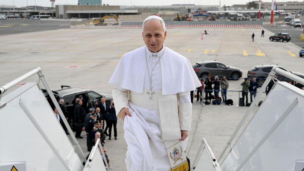 2026.04.13 Viaggio Apostolico in Algeria-Camerun-Angola e Guinea Equatoriale - Partenza da Fiumicino