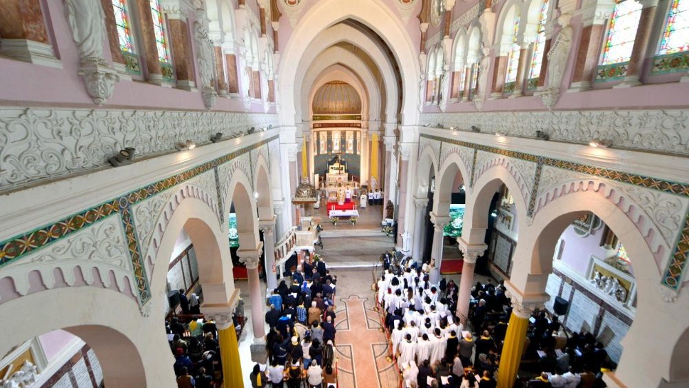 Mše svatá v bazilice svatého Augustina, 14. 4. 2026