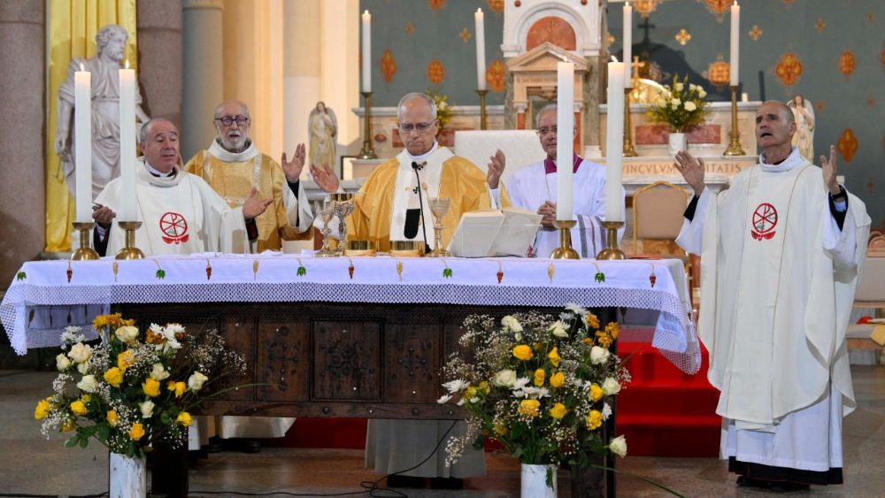 Mše svatá v bazilice svatého Augustina, 14. 4. 2026