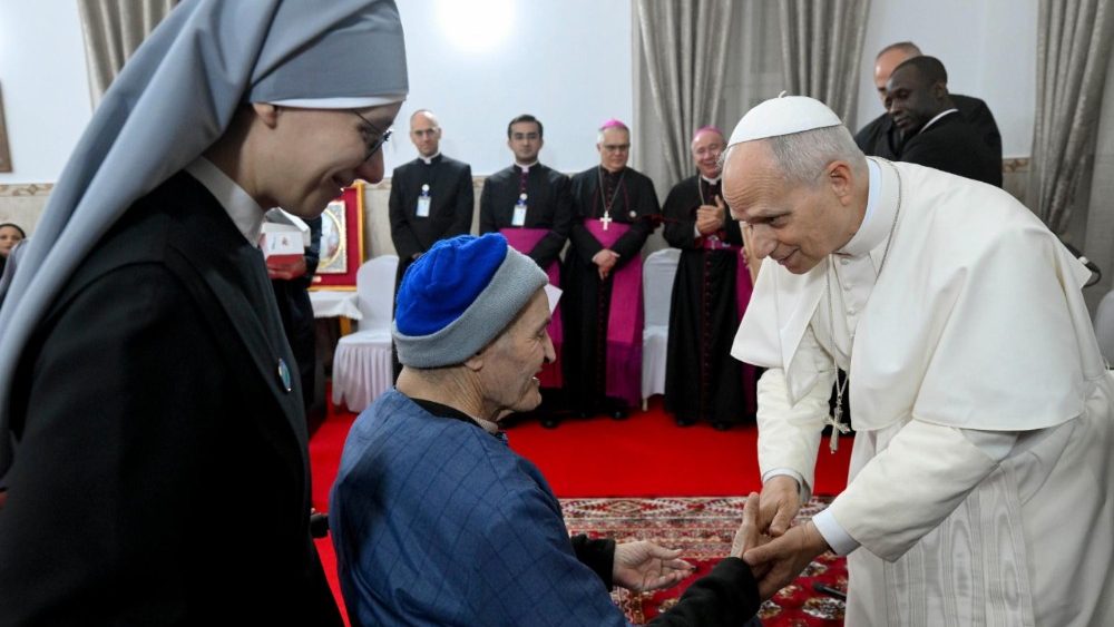 2026.04.14 Viaggio Apostolico in Algeria - Visita alla Casa di accoglienza per anziani