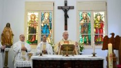 2026.04.15 Viaggio Apostolico in Algeria - Santa Messa in Nunziatura