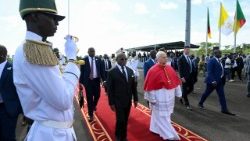 2026.04.15 Viaggio Apostolico in Camerun - Cerimonia di benvenuto