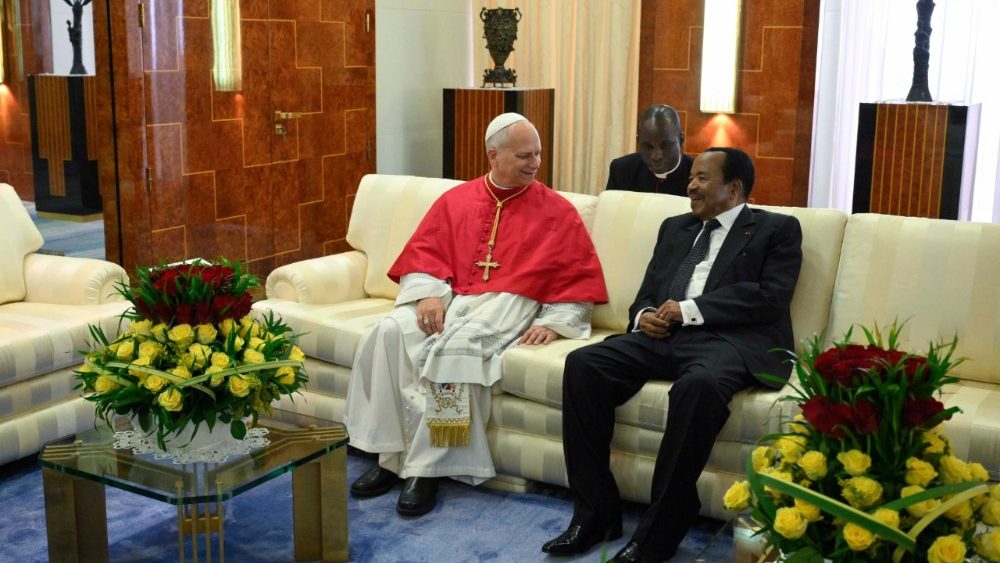 Setkání s prezidentem Paulem Biyou, 15. 4. 2026