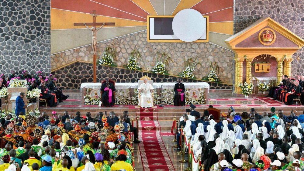 Setkání pro mír v katedrále svatého Josefa v Bamendě, 16. 4. 2026