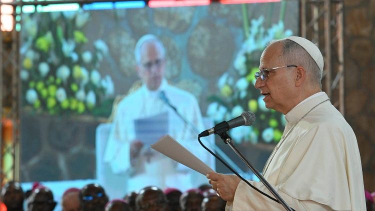 O discurso do Papa durante o Encontro pela Paz em Bamenda, Camar&otilde;es