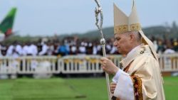 Pope Leo celebrates Mass in Bamenda