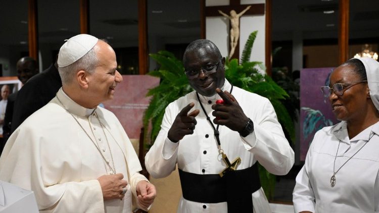 Pope Leo XIV meets with religious superiors