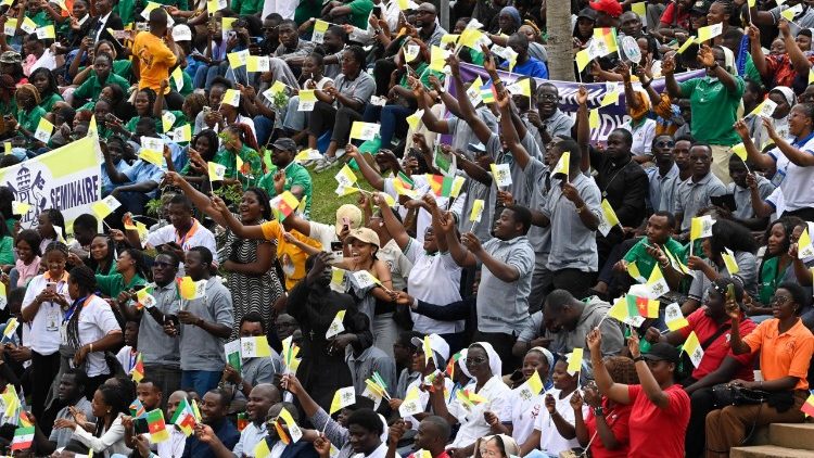 Setk&aacute;n&iacute; se studenty Středoafrick&eacute; katolick&eacute; univerzity, 17. 4. 2026