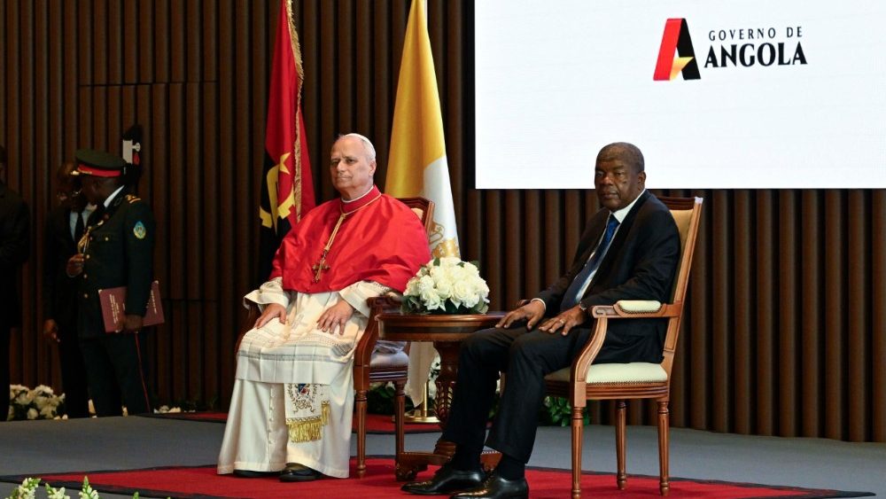 2026.04.18 Viaggio Apostolico in Angola - Incontro con le Autorita', la Societa' Civile e il Corpo Diplomatico