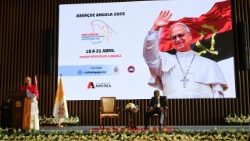 2026.04.18 Viaggio Apostolico in Angola - Incontro con le Autorita', la Societa' Civile e il Corpo Diplomatico