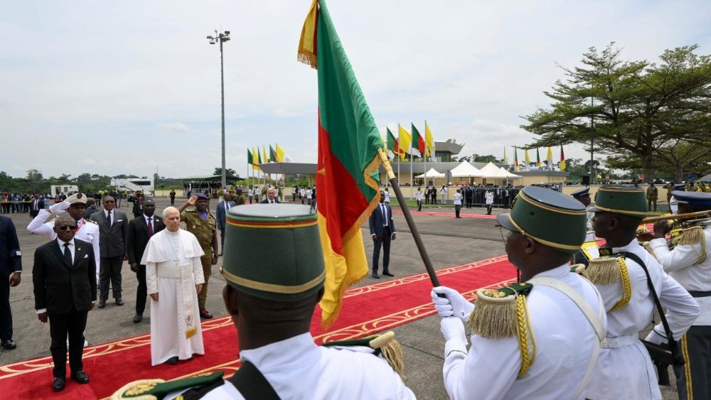 2026.04.18 Viaggio Apostolico in Camerun - Cerimonia di congedo dal Camerun