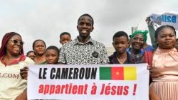 Mše na letišti Yaoundé-Ville, 18. 4. 2026