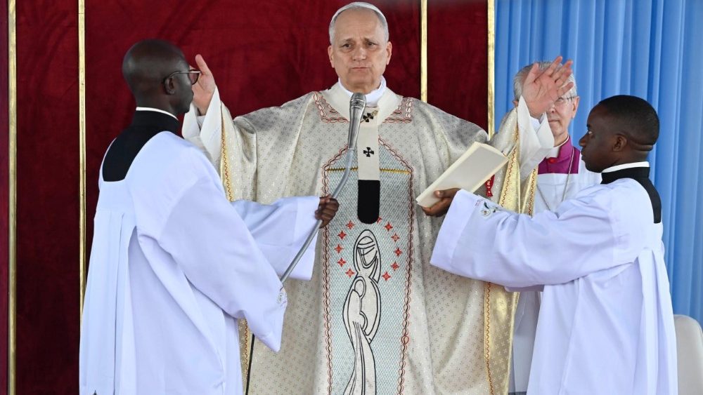 Mše na letišti Yaoundé-Ville, 18. 4. 2026