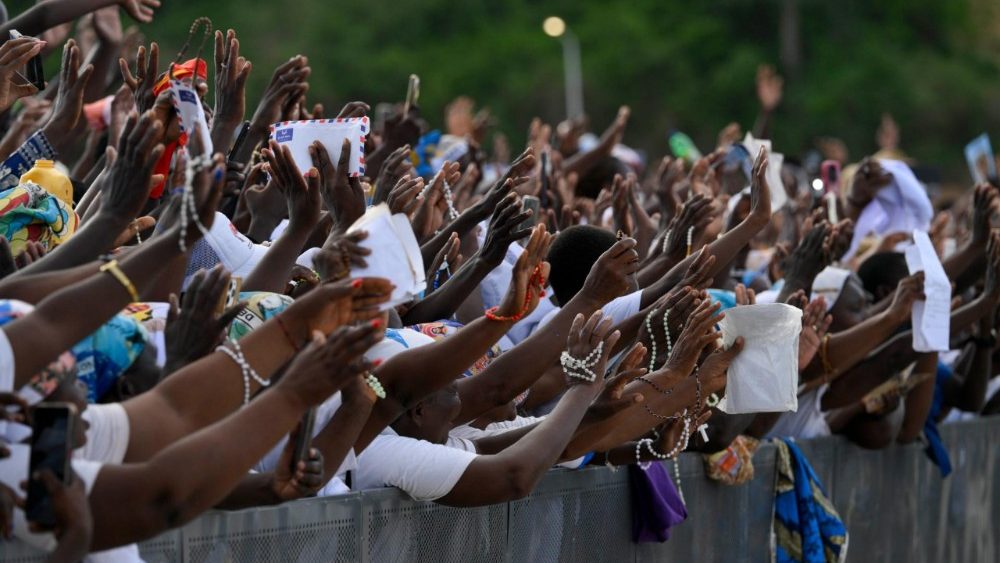 Pozdravení věřících shromážděných k modlitbě svatého růžence, 19. 4. 2026