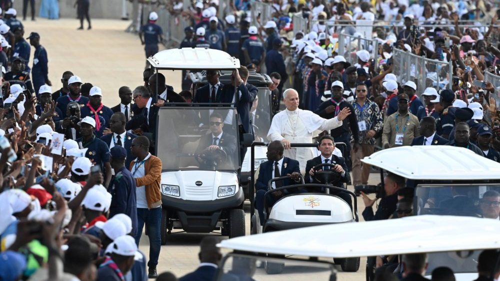 Pozdravení věřících shromážděných k modlitbě svatého růžence, 19. 4. 2026