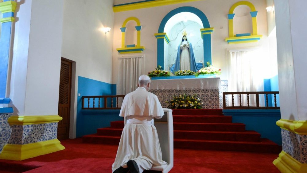 Modlitba svatého růžence ve svatyni Mama Muxima, 19. 4. 2026
