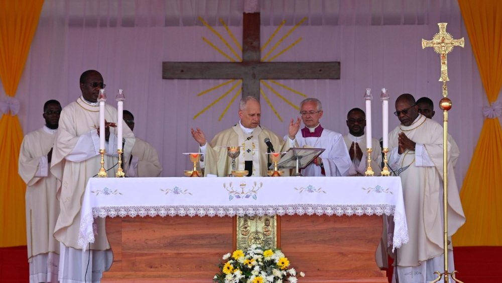 Mše svatá na pláni v Saurimu, 20. 4. 2026