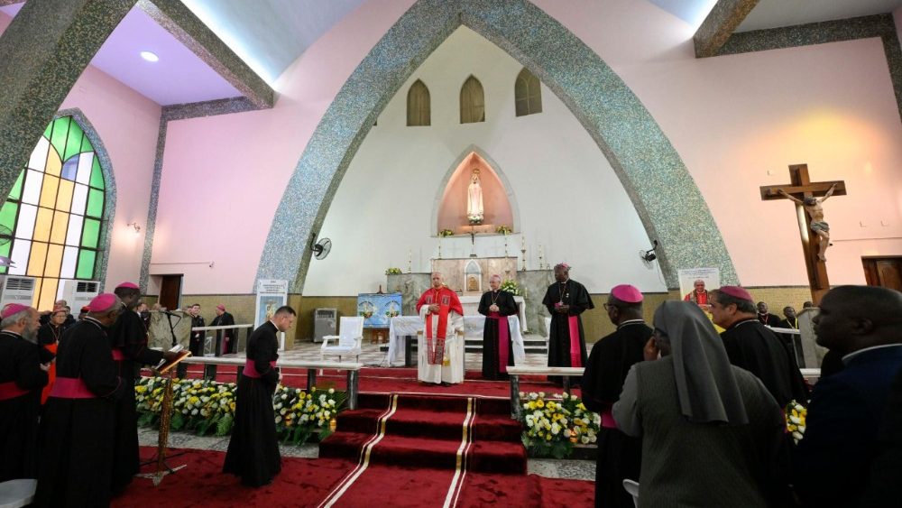 2026.04.20 Viaggio Apostolico in Angola - Incontro con i Vescovi, i Sacerdoti, i Consacrati, le Consacrate e gli Operatori pastorali