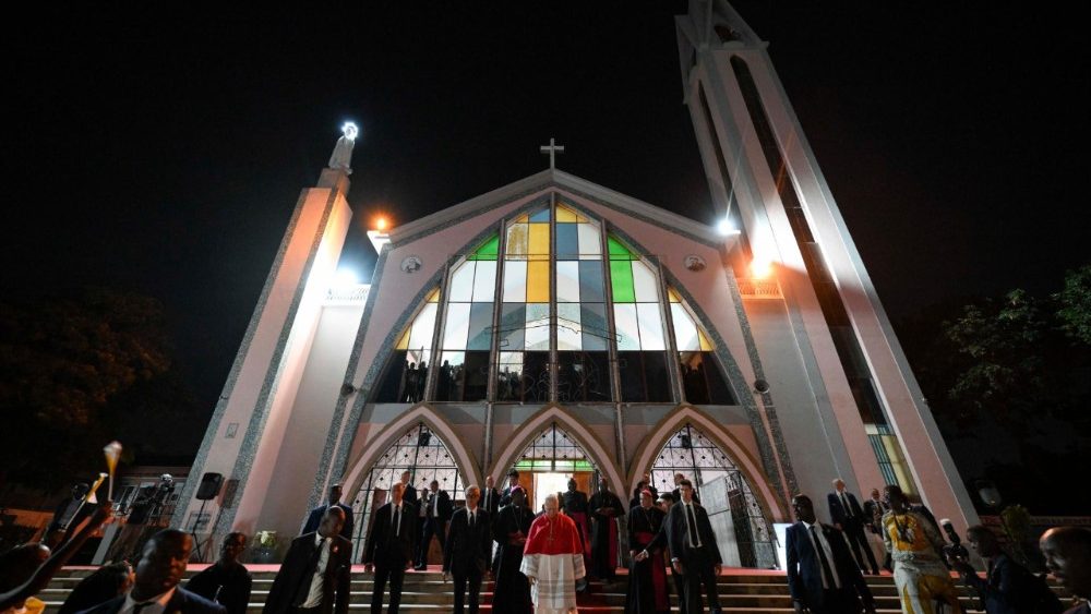 2026.04.20 Viaggio Apostolico in Angola - Incontro con i Vescovi, i Sacerdoti, i Consacrati, le Consacrate e gli Operatori pastorali