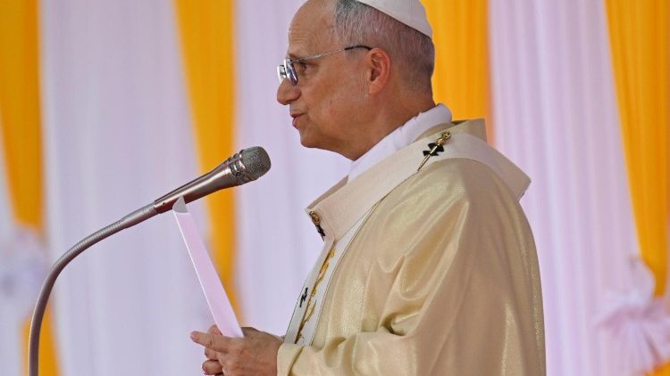 Pope Leo celebrates Mass in Saurimo, Angola