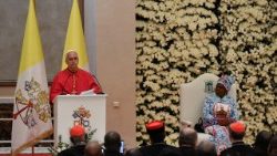 Papež v Rovníkové Guineji: Setkání s představiteli veřejného života a s diplomatickým sborem, 21. dubna 2026