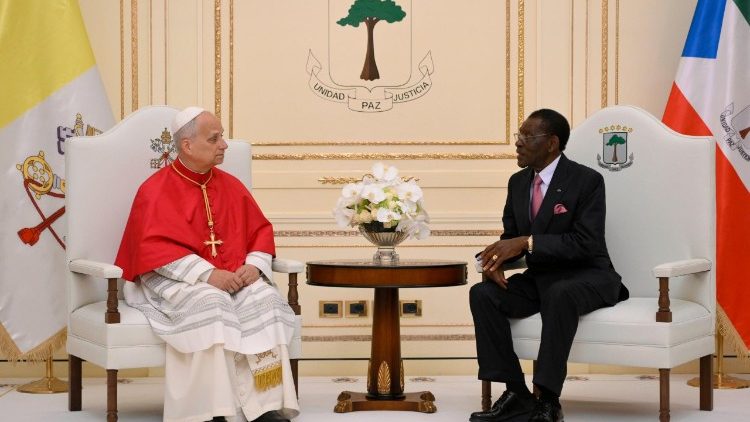 Přiv&iacute;t&aacute;n&iacute; prezidentem Teodorem Obiangem Nguemou Mbasogem, 21. 4. 2026