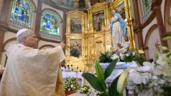 2026.04.22 Viaggio Apostolico in Guinea Equatoriale -  Santa Messa alla Basilica dellâ  Immacolata Concezione di Mongomo