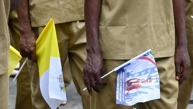 Visita del Papa Le&oacute;n XIV a la c&aacute;rcel de Bata, mi&eacute;rcoles 22 de abril de 2026