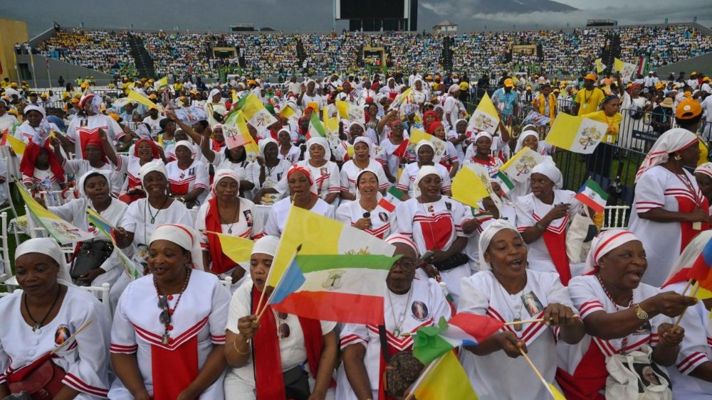 Mše svatá na stadionu v Malabu, 23. 4. 2026