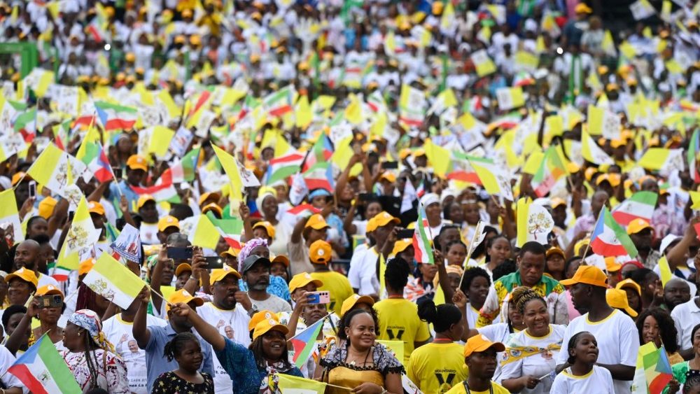 Mše svatá na stadionu v Malabu, 23. 4. 2026